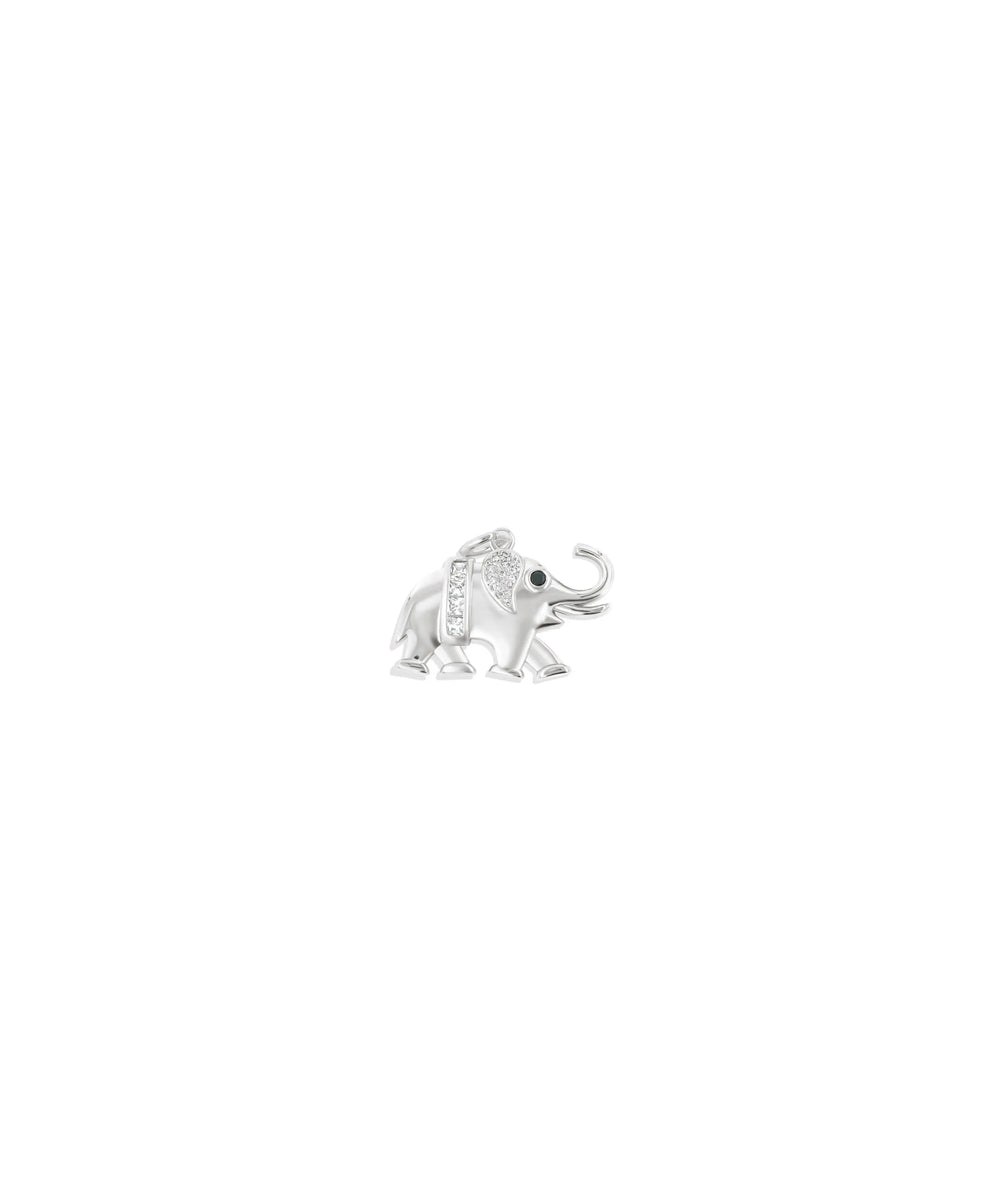 Elephant and Diamond Charm - 79e | Everyday 14K Gold Jewelry