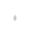 White gold Diamond Pave Hamsa spiritual blessing design