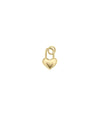 Gold Heart Charm yellow gold romantic love symbol