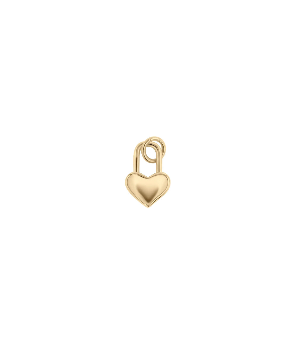 Rose gold Heart Charm featuring romantic style