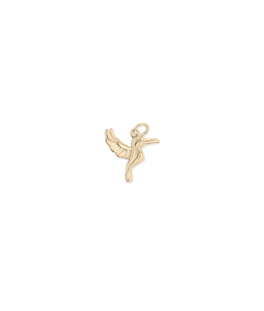Rose gold Chirping Bird Charm featuring graceful style