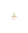 Gold Airplane Charm