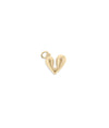 Gold Bubble Initial Charm in rose gold highlighting warm bubble style tones