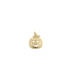 Gold Pumpkin Charm in yellow gold showing 15mm seasonal pumpkin design