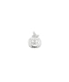 Gold Pumpkin Charm in white gold displaying festive autumn harvest form