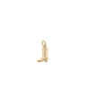 Gold Boot Charm in rose gold highlighting warm tone boot form