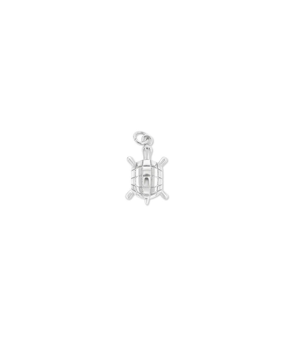 White gold Turtle Charm patience design