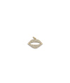 Rose gold Diamond Pave Lip Charm featuring shimmer