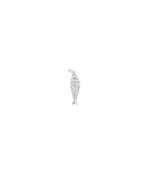 White gold Fish Charm ocean design