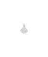 White gold Shell Charm beach design