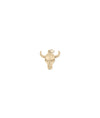 Rose gold Bull Charm featuring powerful style