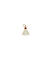 Rose gold Enamel Christmas Tree Charm featuring festive color