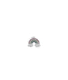 White gold Rainbow Pave Charm hope diversity design