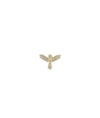 Diamond Eagle Charm yellow gold majestic wingspan symbol