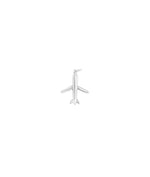 White gold Airplane Charm adventure design