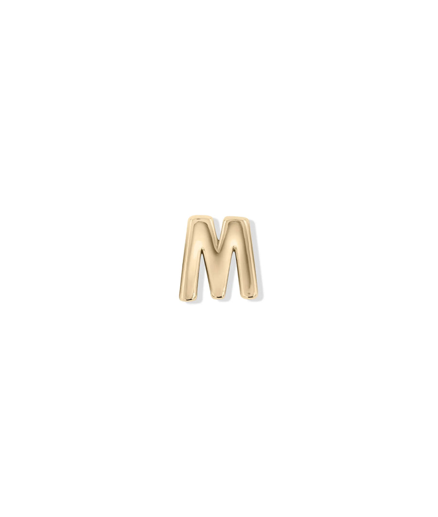 Rose gold Letter Pass Through Charm featuring versatile style