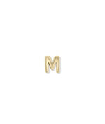 Letter Pass Through Charm yellow gold personalized innovative