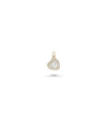 Rose gold Diamond Solitaire Charm featuring sparkle