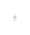 White gold Diamond Solitaire Charm romantic design