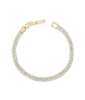 Double Row Diamond Tennis Bracelet
