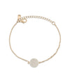 Circle Cable Chain Bracelet rose gold featuring timeless traditional design