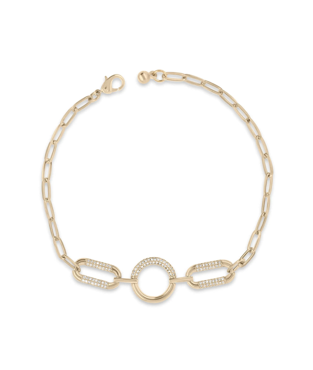 Circle Link Bracelet - 79e | Everyday 14K Gold Jewelry