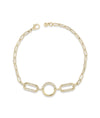 Circle Link Bracelet - 79e | Everyday 14K Gold Jewelry