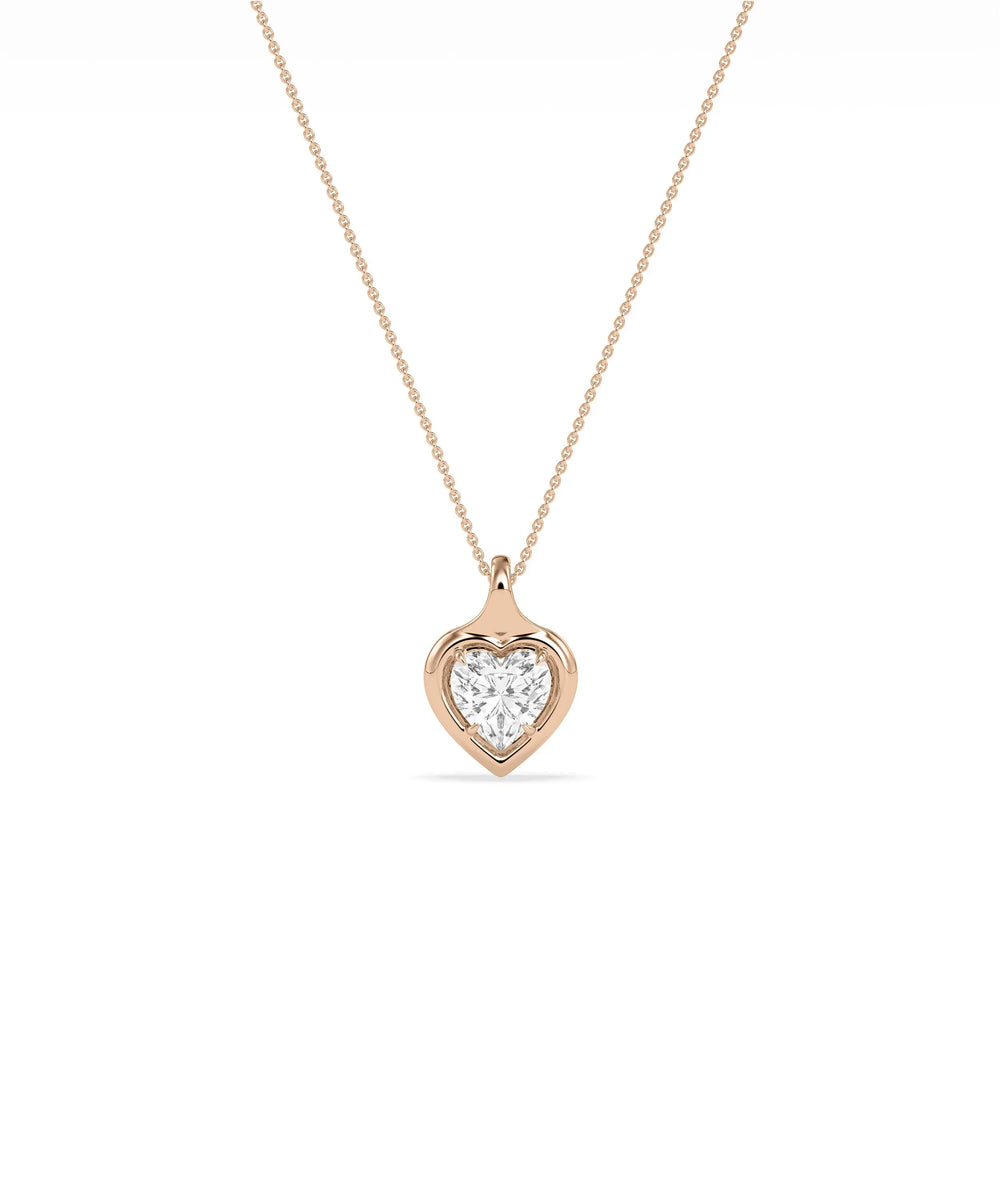    Bubble Heart Shape Charm Charm 79e | Everyday 14K Gold Jewelry