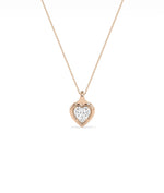 Bubble Heart Shape Charm Charm 79e | Everyday 14K Gold Jewelry