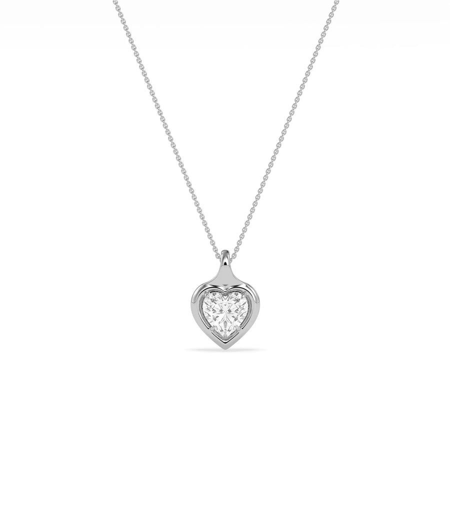 Bubble Heart Shape Charm Charm 79e | Everyday 14K Gold Jewelry
