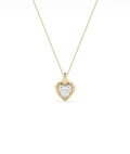 Bubble Heart Diamond Charm