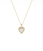 Bubble Heart Shape Charm Charm 79e | Everyday 14K Gold Jewelry