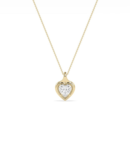    Bubble Heart Shape Charm Charm 79e | Everyday 14K Gold Jewelry