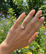 ONE CUT™  Sparrow Bird Prong Set Band Ring