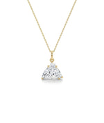 ONE CUT™ Horse Prong Set Charm with Gold Bail