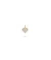 Geometric Diamond Charm yellow gold angular modern design