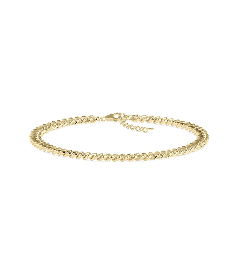 Curb Link Gold Bracelet - 79e | Everyday 14K Gold Jewelry