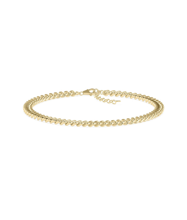Curb Link Gold Bracelet - 79e | Everyday 14K Gold Jewelry