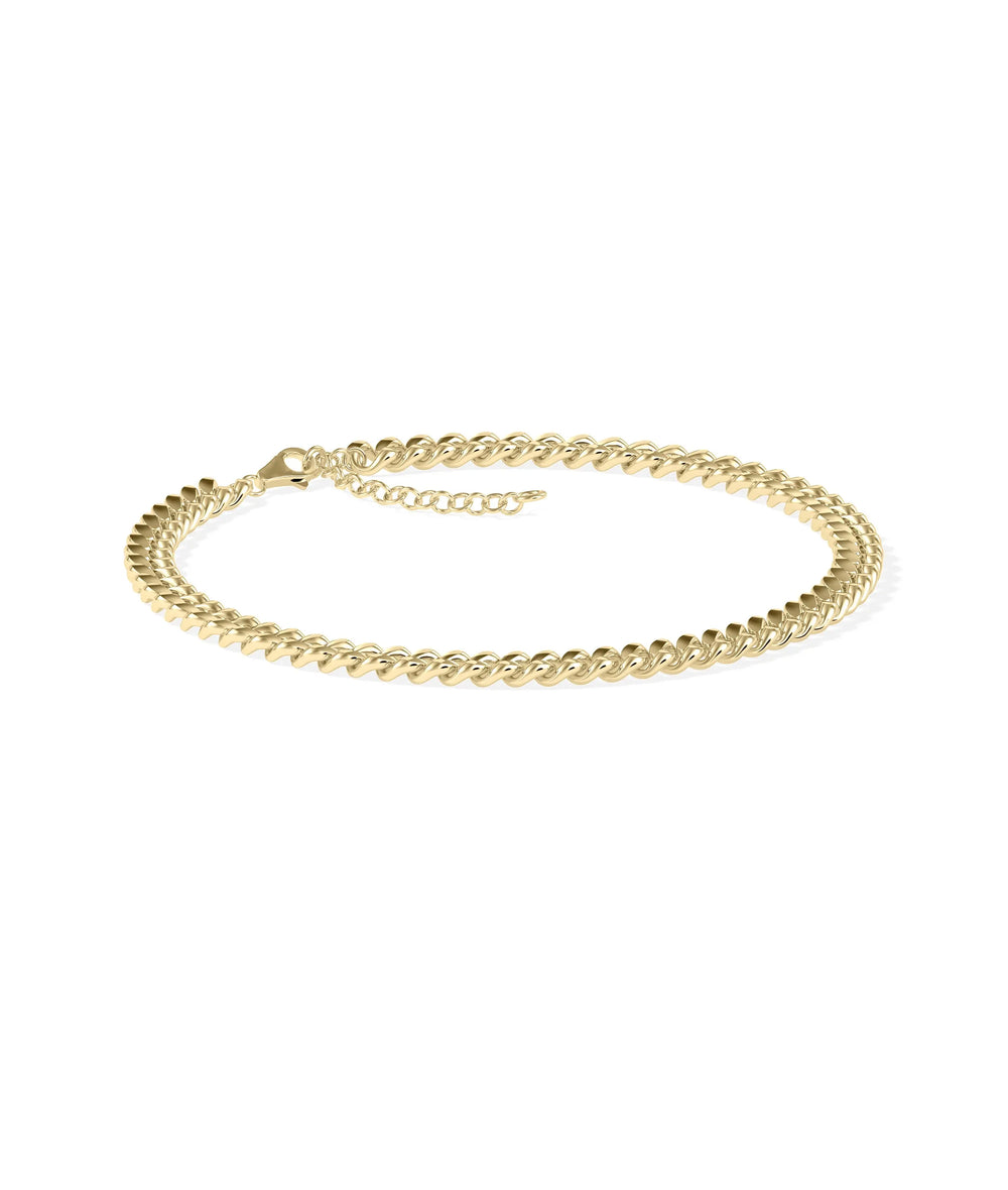 Curb Link Gold Bracelet - 79e | Everyday 14K Gold Jewelry