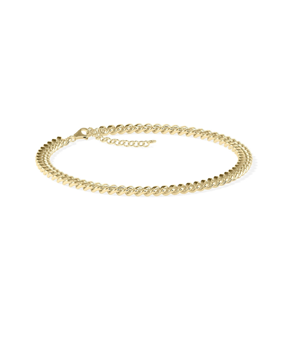 Curb Link Gold Bracelet - 79e | Everyday 14K Gold Jewelry