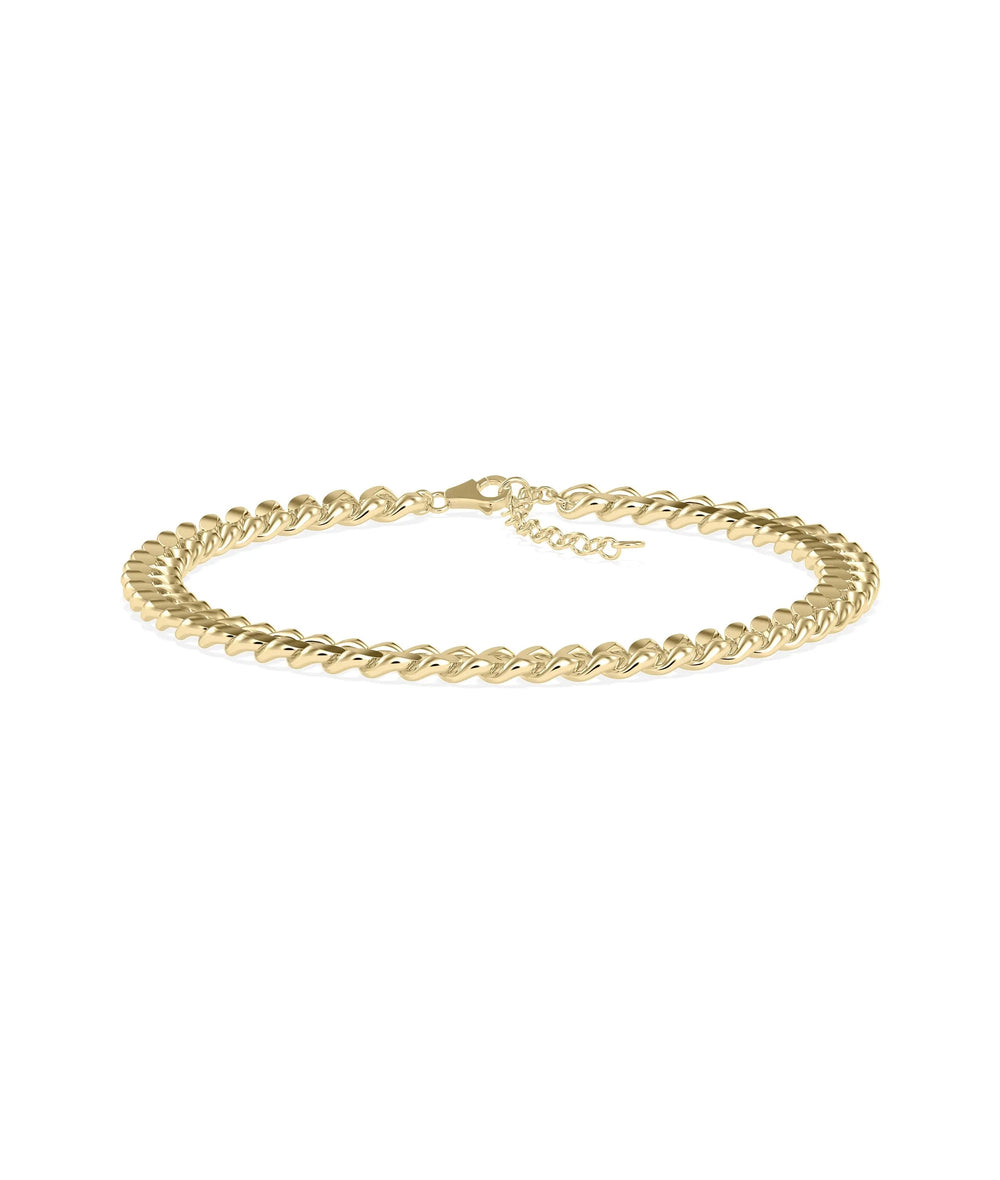 Curb Link Gold Bracelet - 79e | Everyday 14K Gold Jewelry