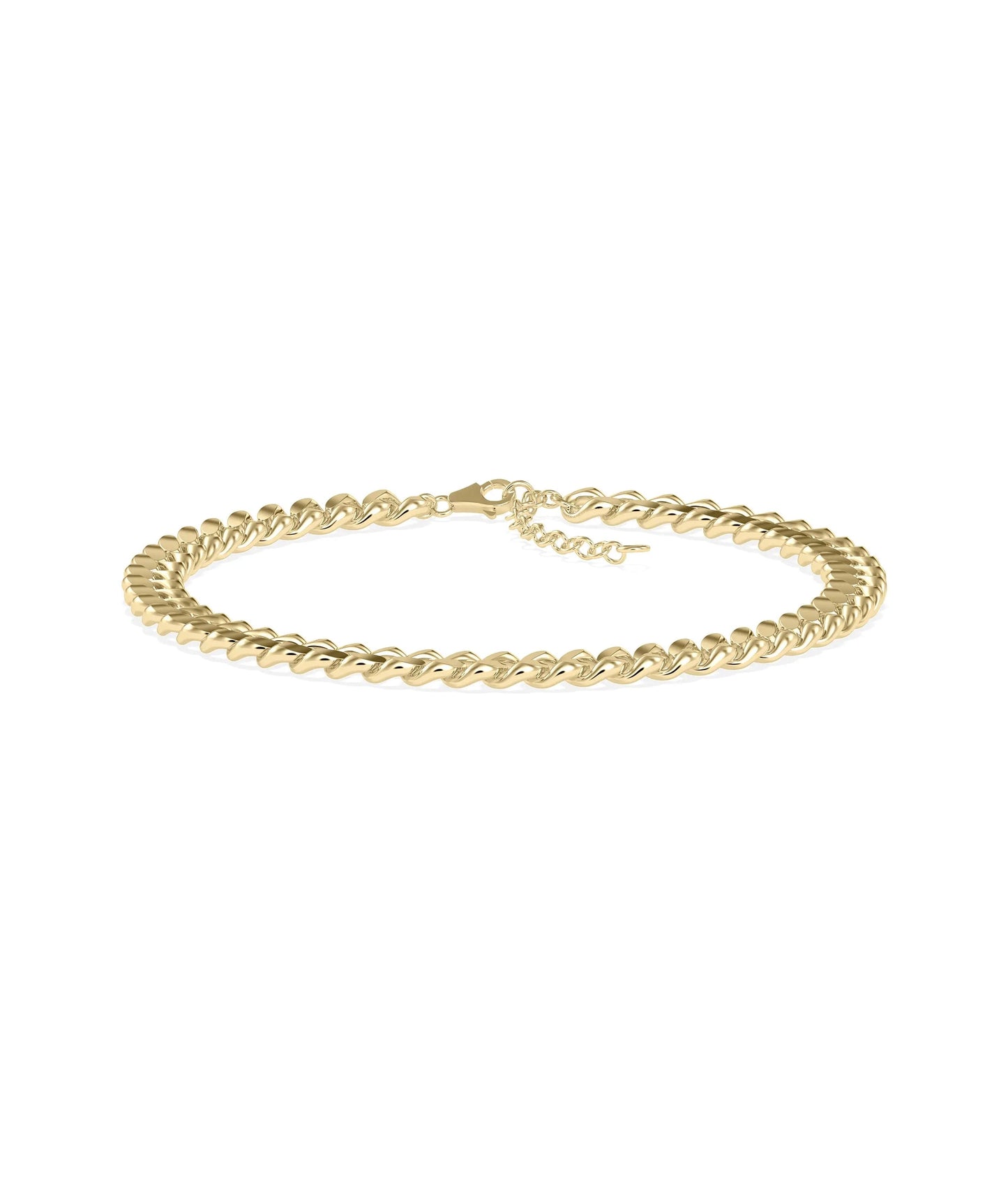 Curb Link Gold Bracelet - 79e | Everyday 14K Gold Jewelry