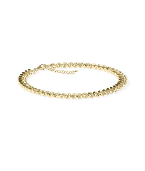 Curb Link Gold Bracelet - 79e | Everyday 14K Gold Jewelry alternate view