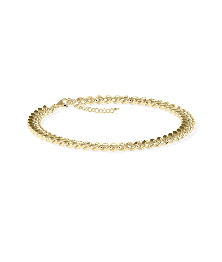 Curb Link Gold Bracelet - 79e | Everyday 14K Gold Jewelry