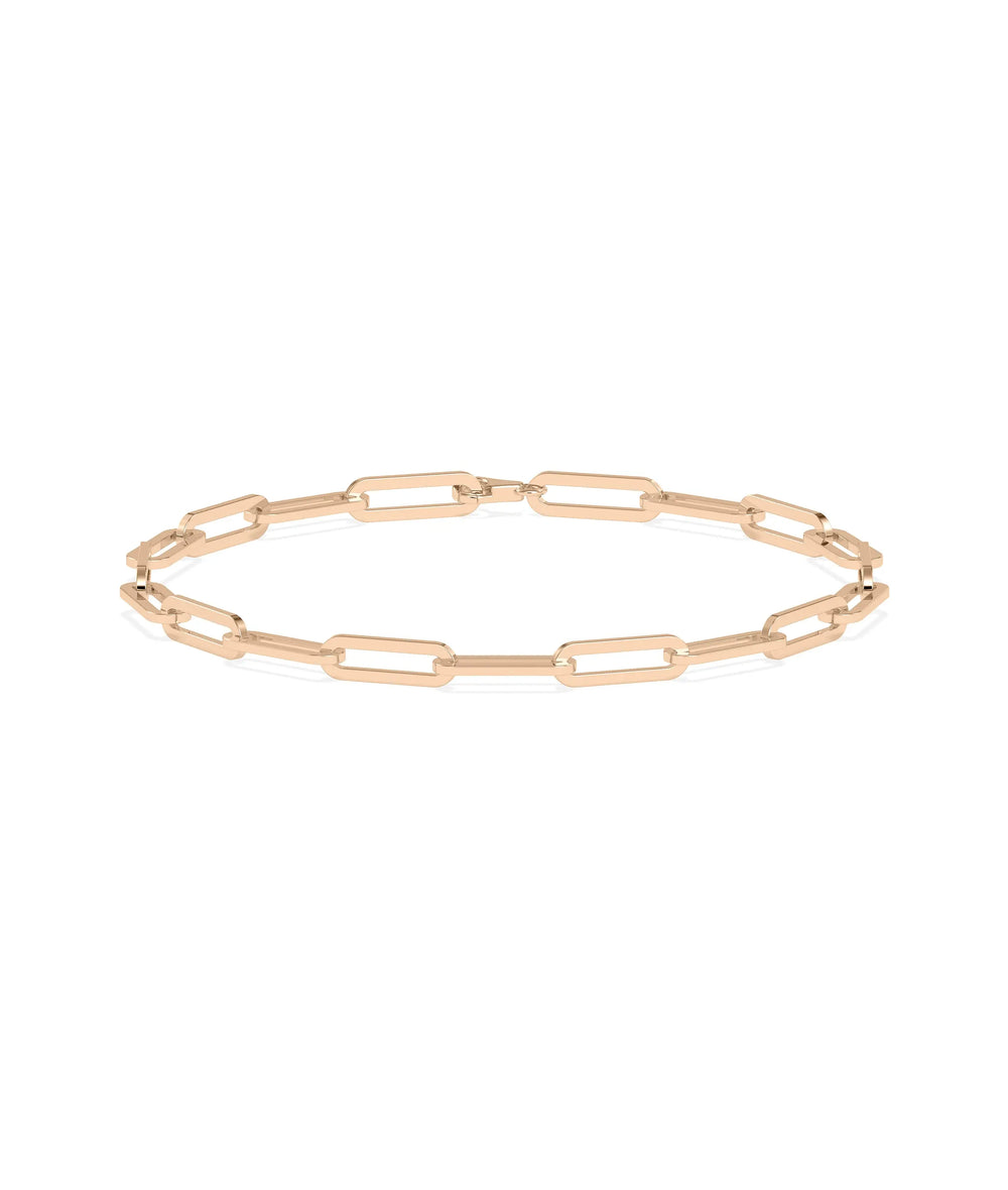 Paper Clip Gold Bracelet - 79e | Everyday 14K Gold Jewelry