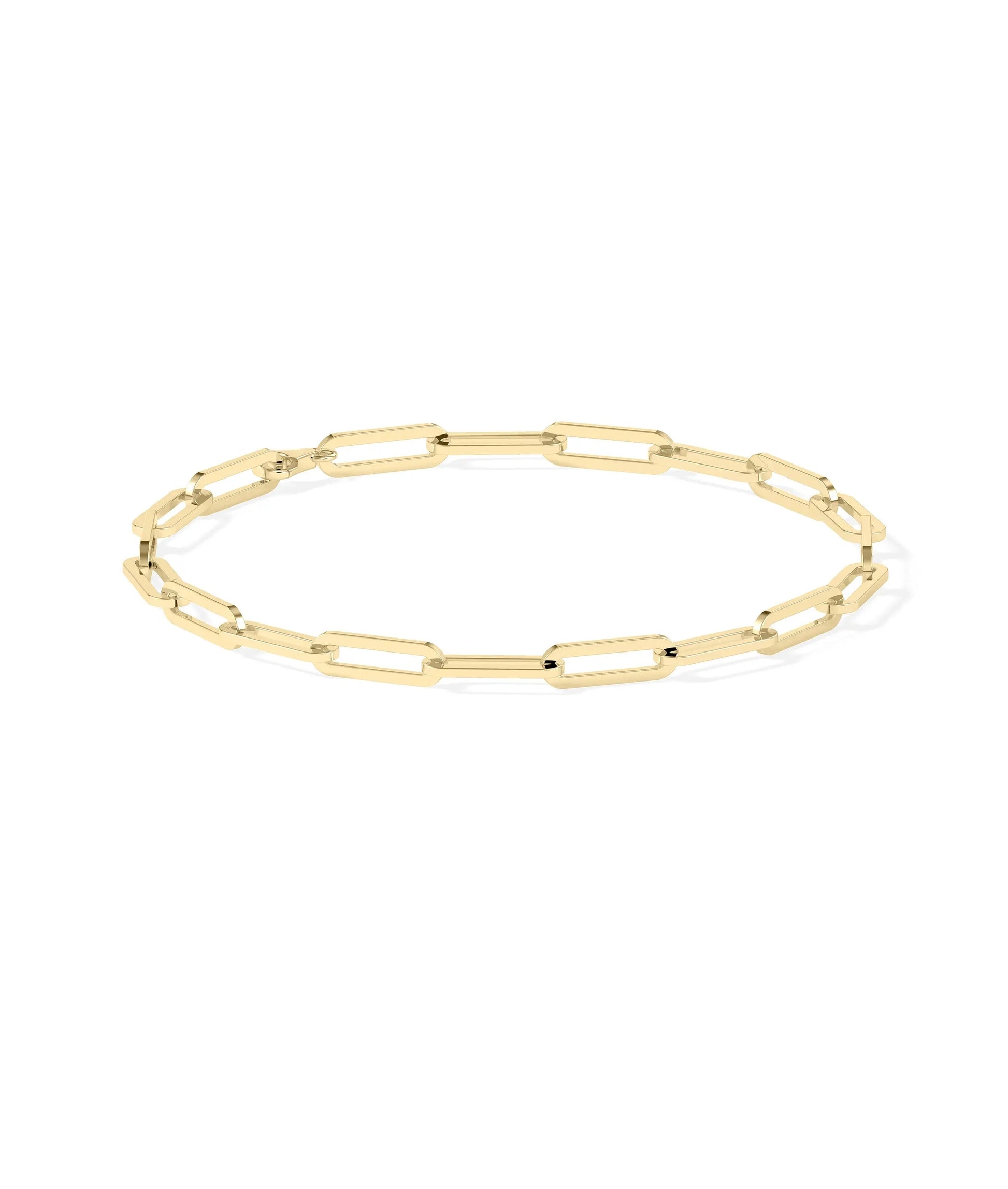 Paper Clip Gold Bracelet - 79e | Everyday 14K Gold Jewelry