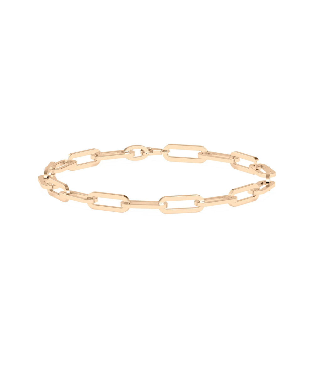 Paper Clip Gold Bracelet - 79e | Everyday 14K Gold Jewelry