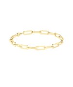Paper Clip Gold Bracelet - 79e | Everyday 14K Gold Jewelry