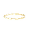 Paper Clip Gold Bracelet - 79e | Everyday 14K Gold Jewelry