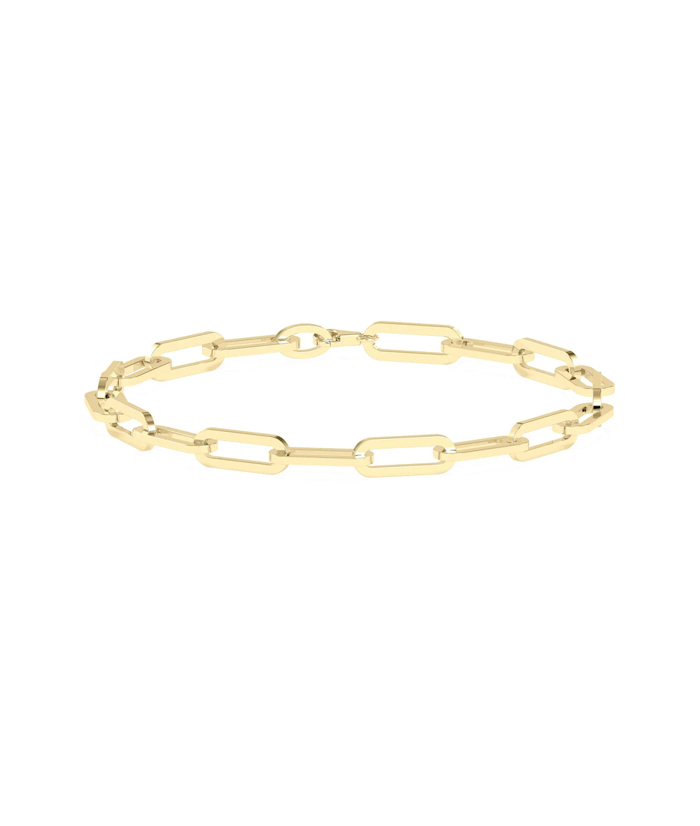 Paper Clip Gold Bracelet - 79e | Everyday 14K Gold Jewelry